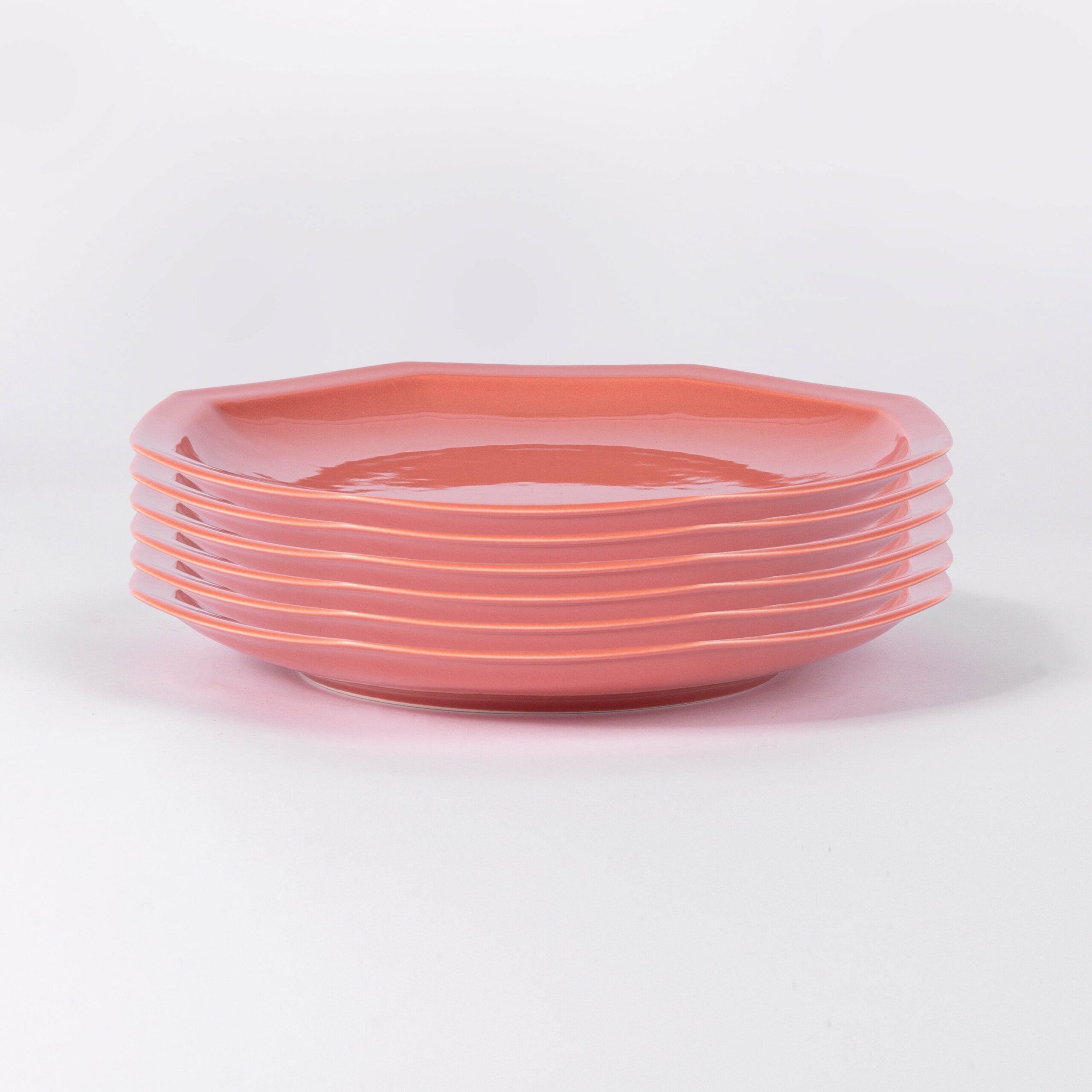 Assiette plate octogonale terra OGRE La Fabrique - Mathon - 2