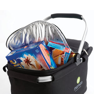 Panier De Pique-nique Grand Sac Isotherme Panier à Lunch Sac Isotherme Sac Isotherme Sac Isotherme Pour Pique-nique En Plein Air Voyage Pour Bureau Camping Pique-nique Voyage Porte-côté Droit. (gris