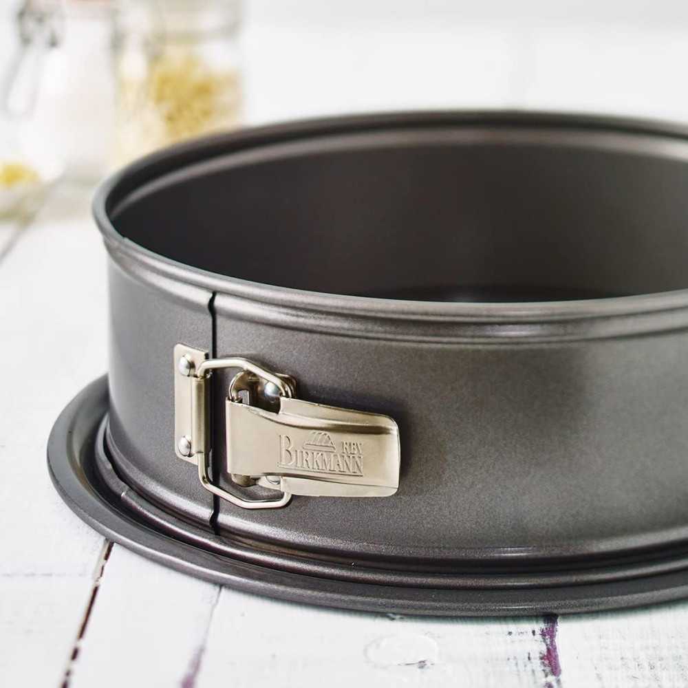 Moule à fond amovible en acier carbone, EASY Baking, D28xH9 cm Birkmann - Mathon - 5