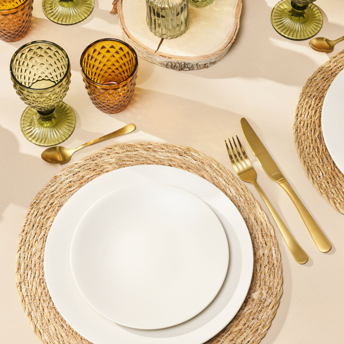 Austin - Ménagère 24 pièces Doré mat Amefa - Mathon - 6