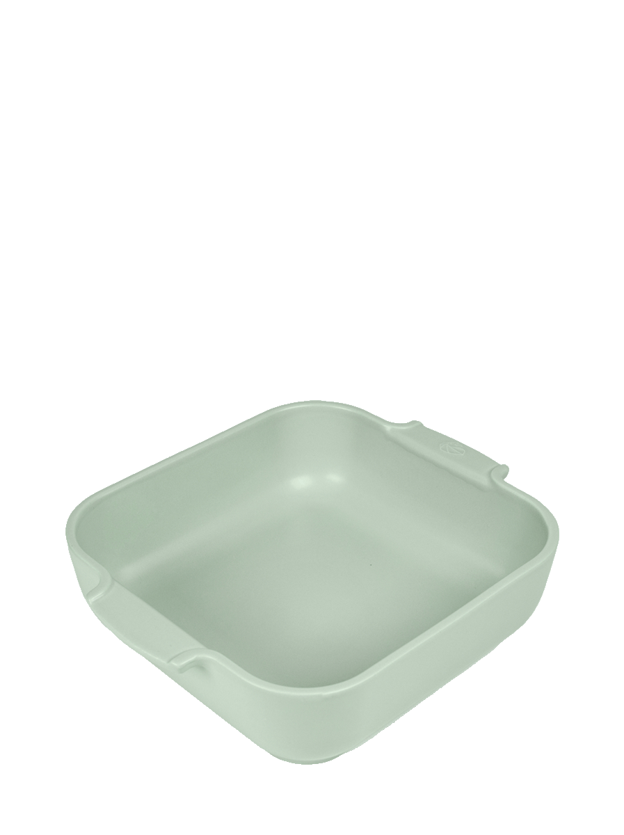 Appolia Plat Four Céramique Carré Vert Sauge 28 cm - 11in Peugeot - Mathon - 1