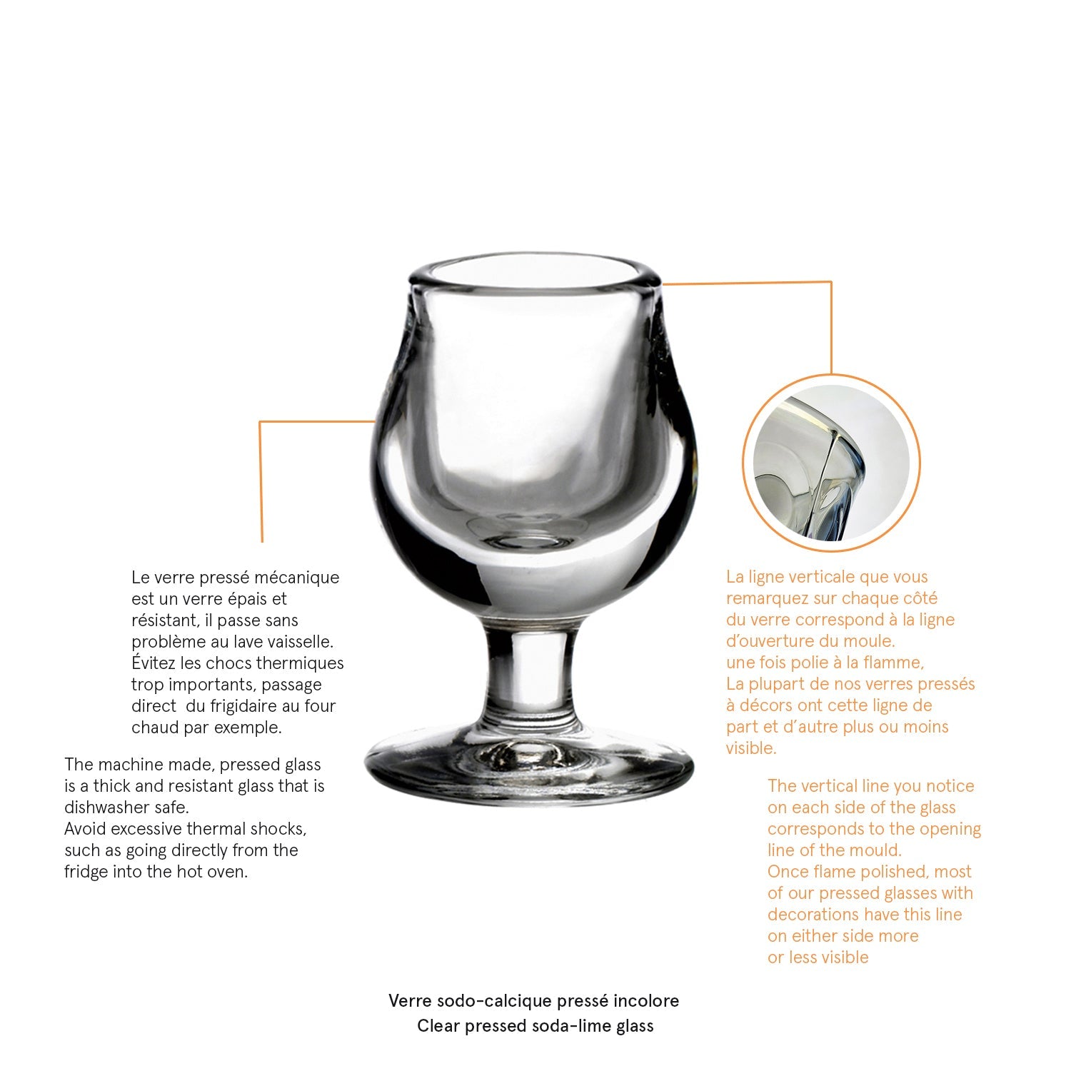 Lot de 6 verres à liqueurs 2cl La Rochère - Mathon - 5