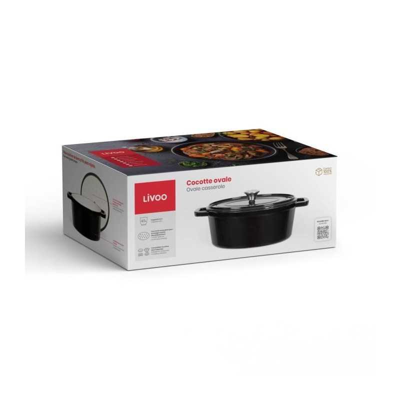 Cocotte Ovale - Livoo - Mep129n - Noir Livoo - Mathon - 5