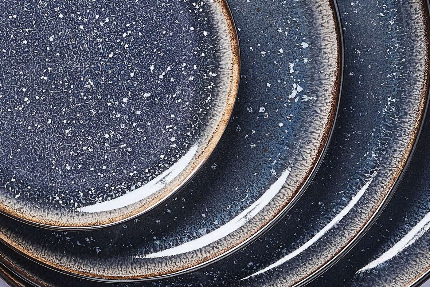 Lot de 18 set les essentiels en grès bleu D Björn - Mathon - 3