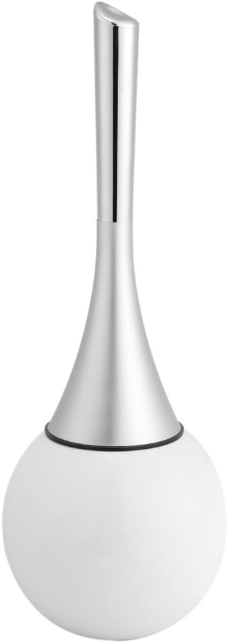 Brosse WC Blanc ou Noir avec Base Inox Durable Vendos85 - Mathon