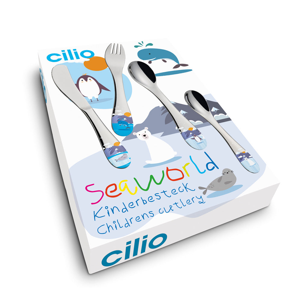 Couverts enfants Seaworld 4 pièces Cilio - Mathon - 2