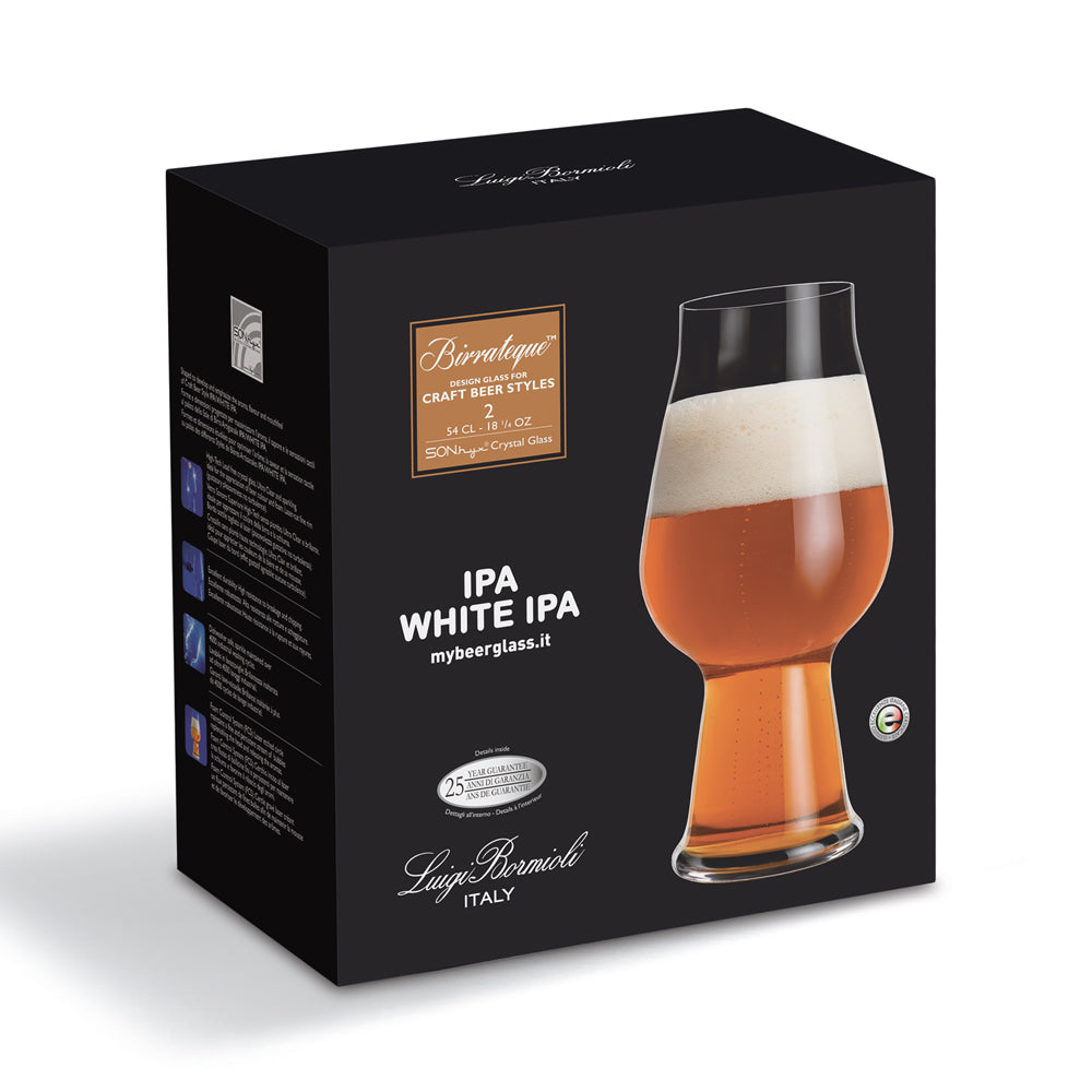 Coffret de 2 verres à bière birrateque ipa 54 c Bormioli Luigi - Mathon - 2
