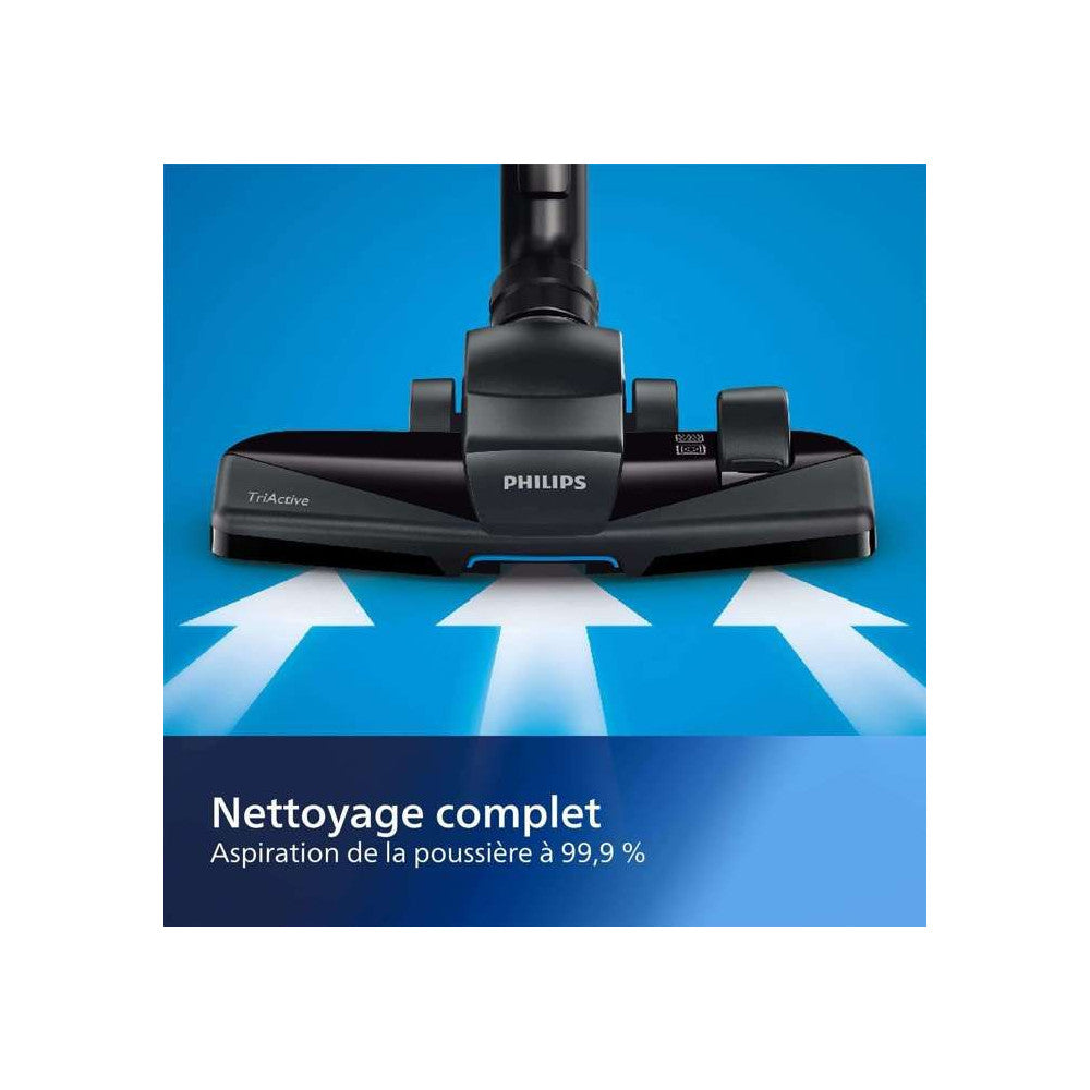 Aspirateur Traineau Sans Sac   Powerpro Compact - Fc9332/09 - 900w - Filtre Allergy H13 - Classe énergétique A Philips - Mathon - 2