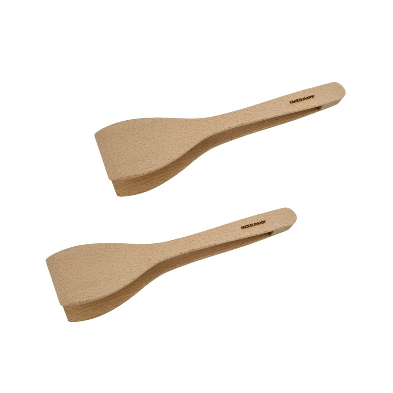 Ensemble de 2 Pinces de cuisine en bois FSC 29,7 cm Fackelmann - Mathon - 1