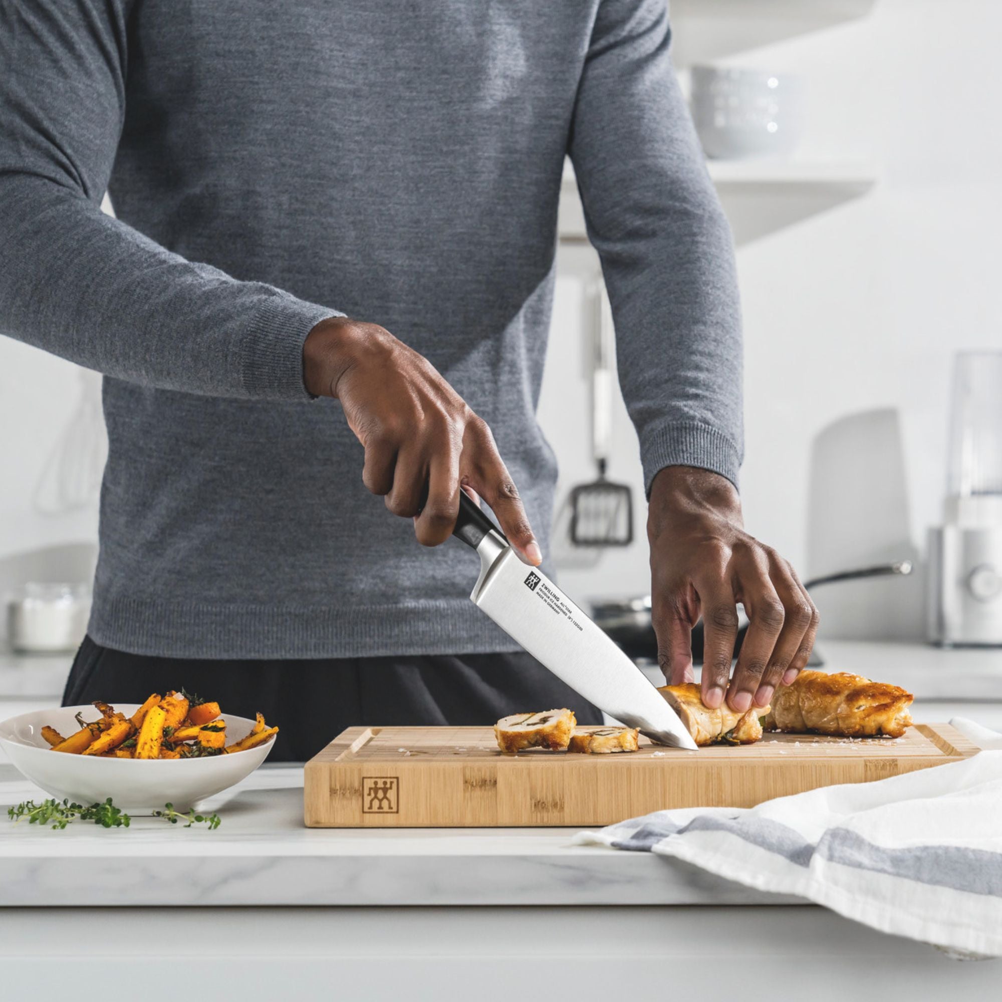 Couteau de chef 20 cm, Argent Zwilling - Mathon - 3