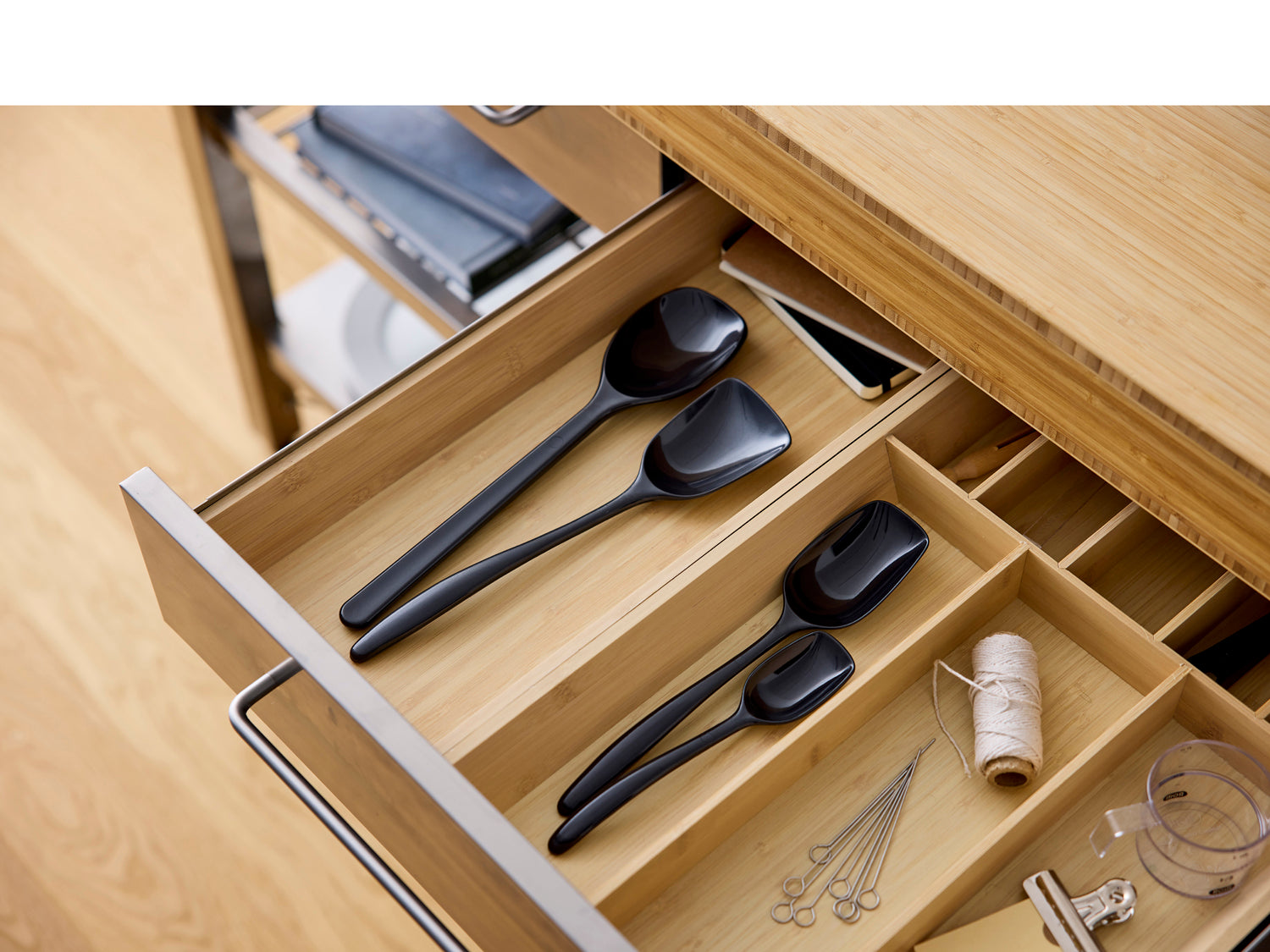 Ensemble de cuillères NEW CLASSIC en durostima® Noir de carbone Rosti - Mathon - 3