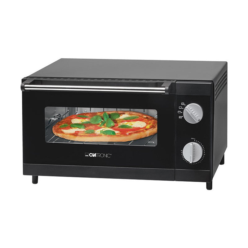 Mini four à pizza 12L Clatronic MPO 3520 Noir Clatronic - Mathon - 1