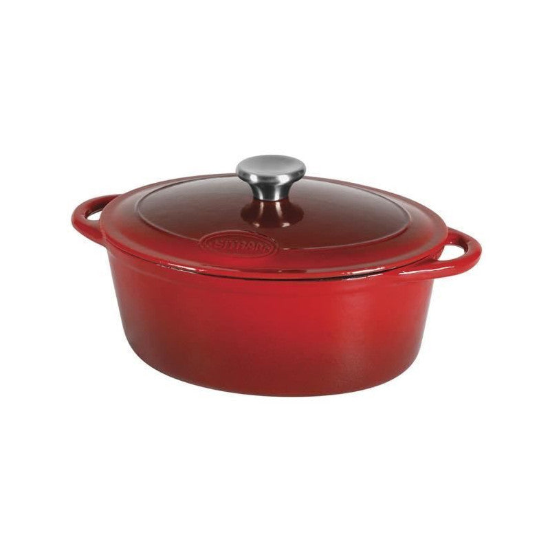 Cocotte ovale en fonte d