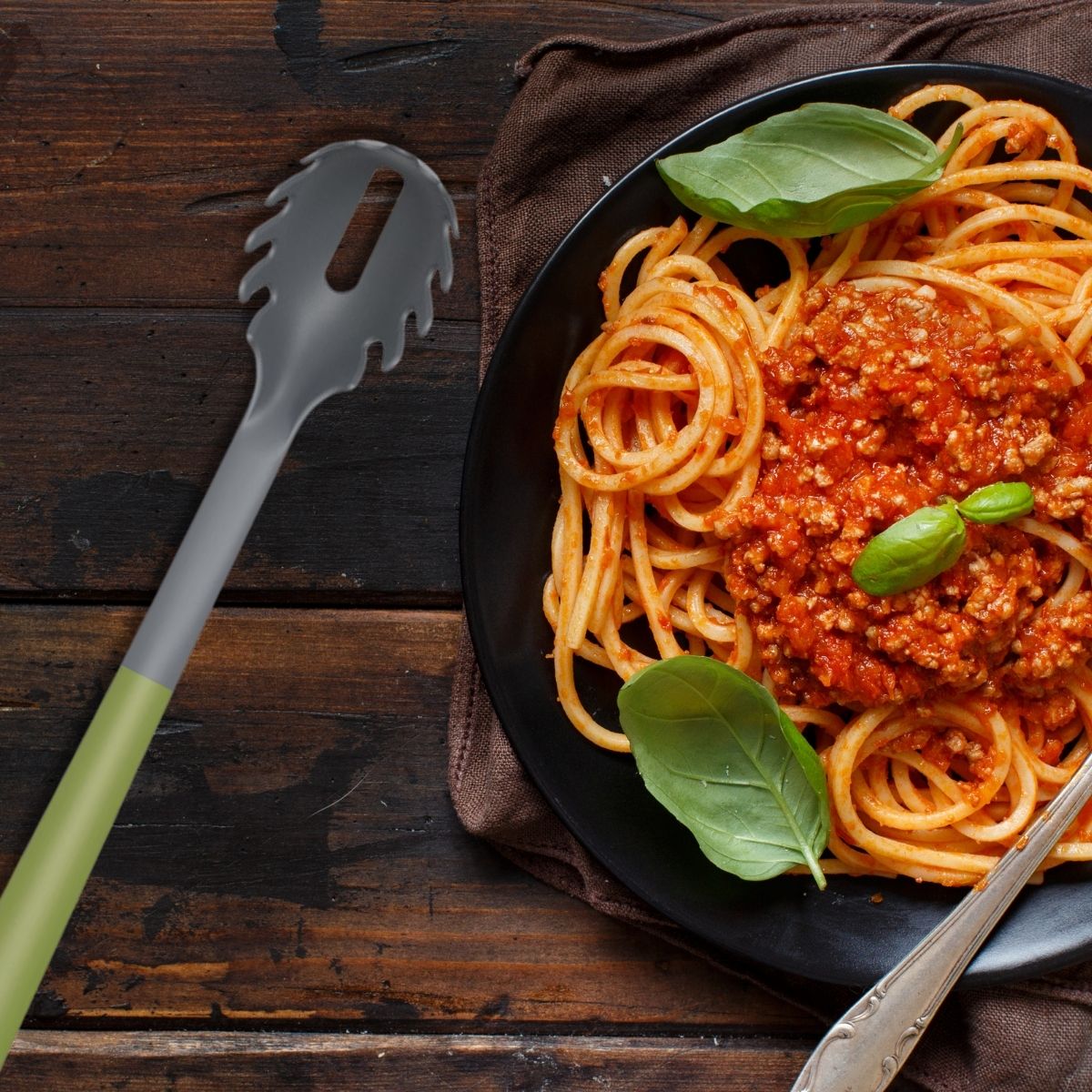 Cuillère à spaghettis avec fonction dosage  Gamme Zéro Fackelmann - Mathon - 2