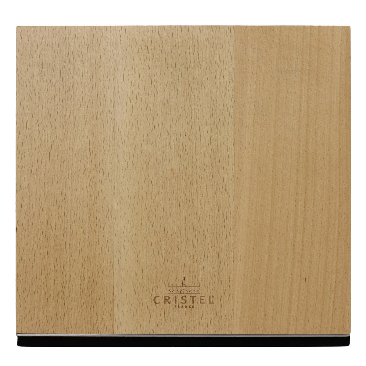 Bloc à couteaux aimanté rectangulaire en bois de hêtre Cristel - Mathon - 2