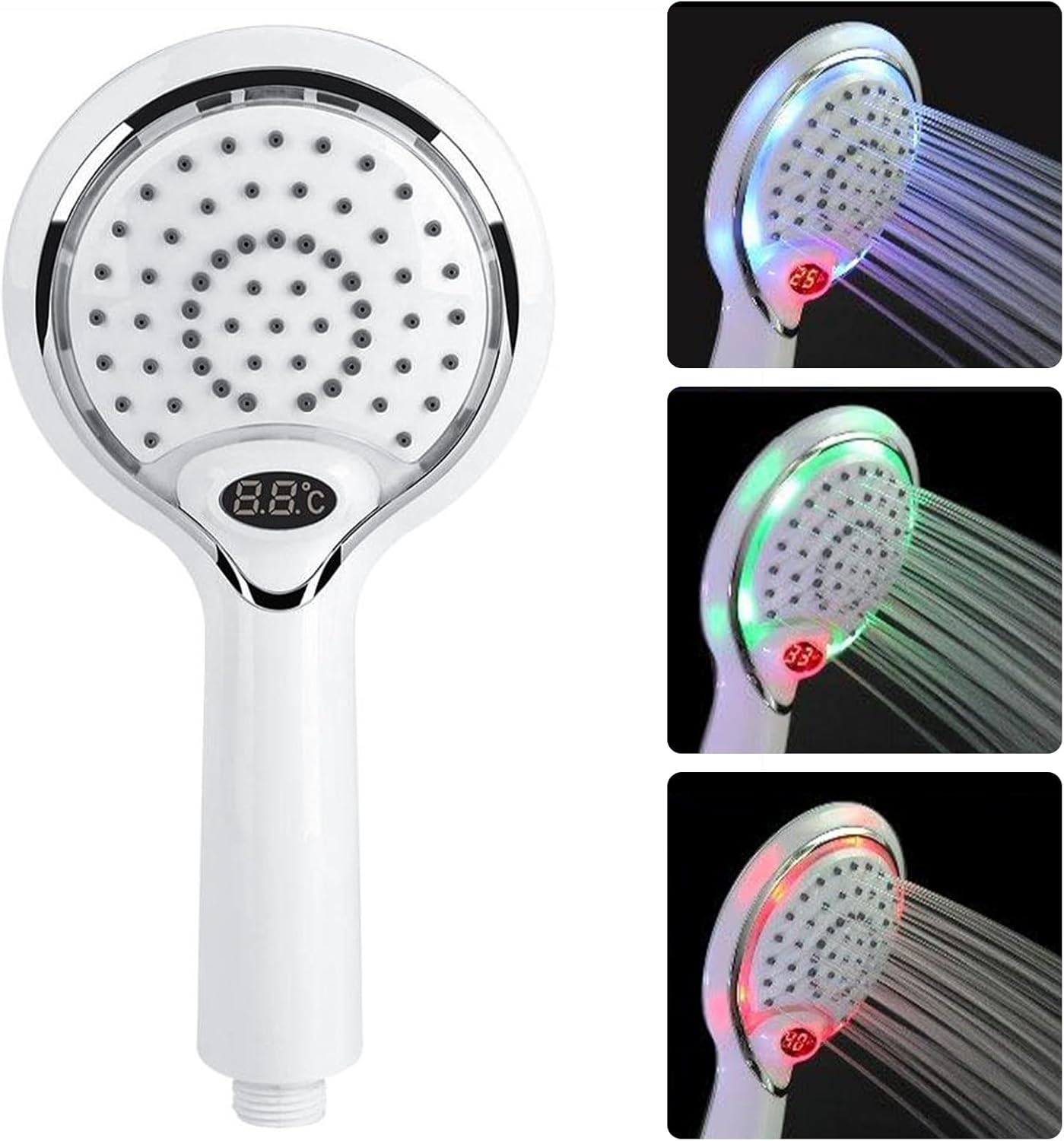Pommeau de douche LED avec affichage de température Vendos85 - Mathon
