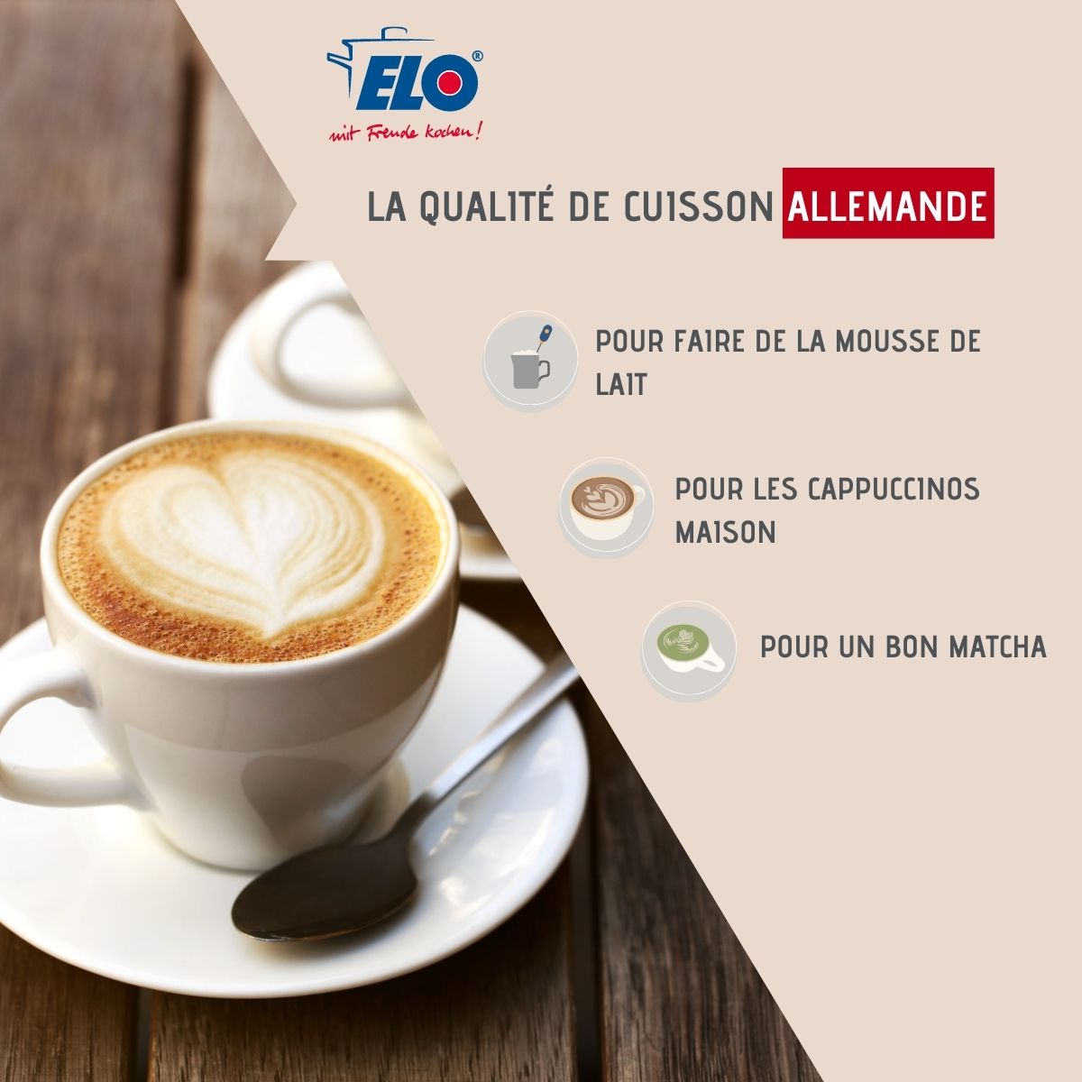 Pot à lait en inox 1,6 litres  Citrin Elo - Mathon - 5