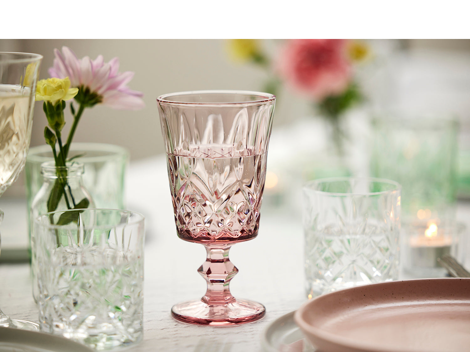 Set de 2 verres à vin SORRENTO Rose Lyngby Glas - Mathon - 6