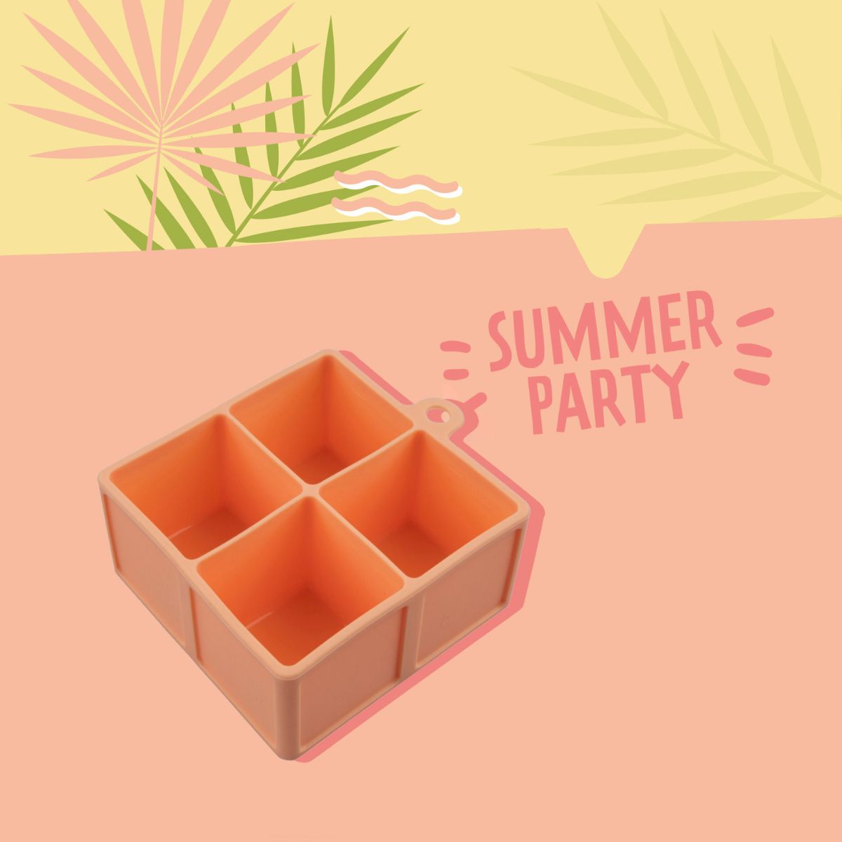 Bac à glaçons en silicone  Summer Party Fackelmann - Mathon - 2