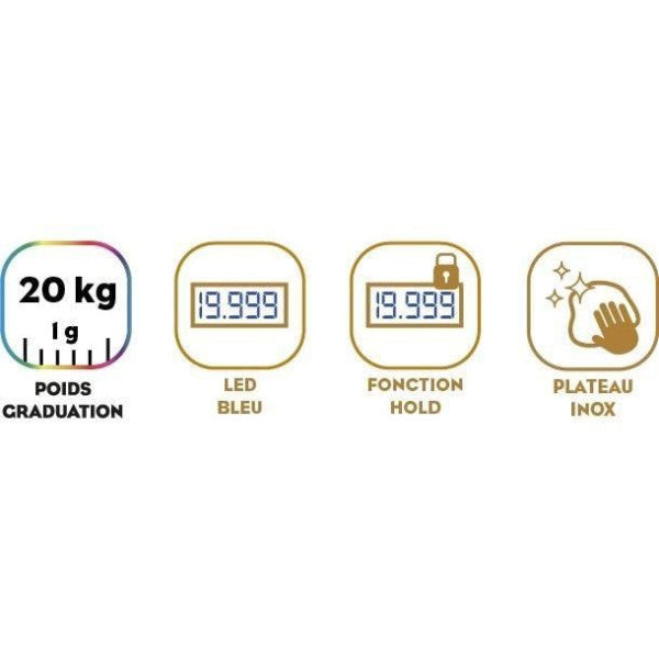 Balance De Cuisine Electronique De Precision Balance Professionnelle - Little Balance - Mathon - 2