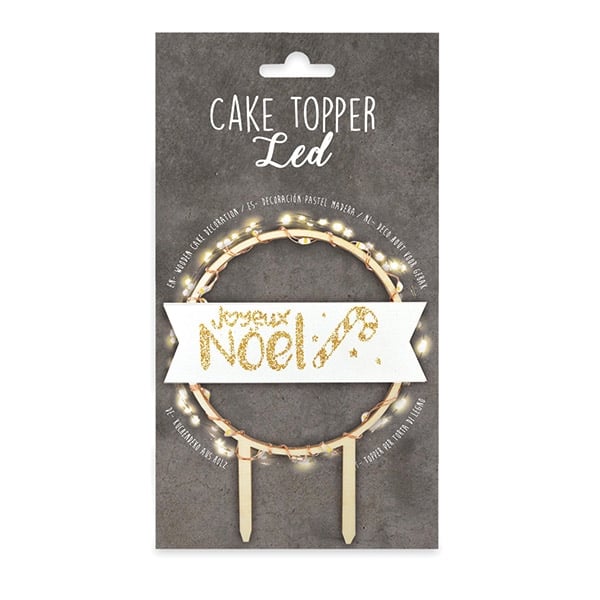Décoration LED et bois Joyeux Noël Scrapcooking - Mathon - 2