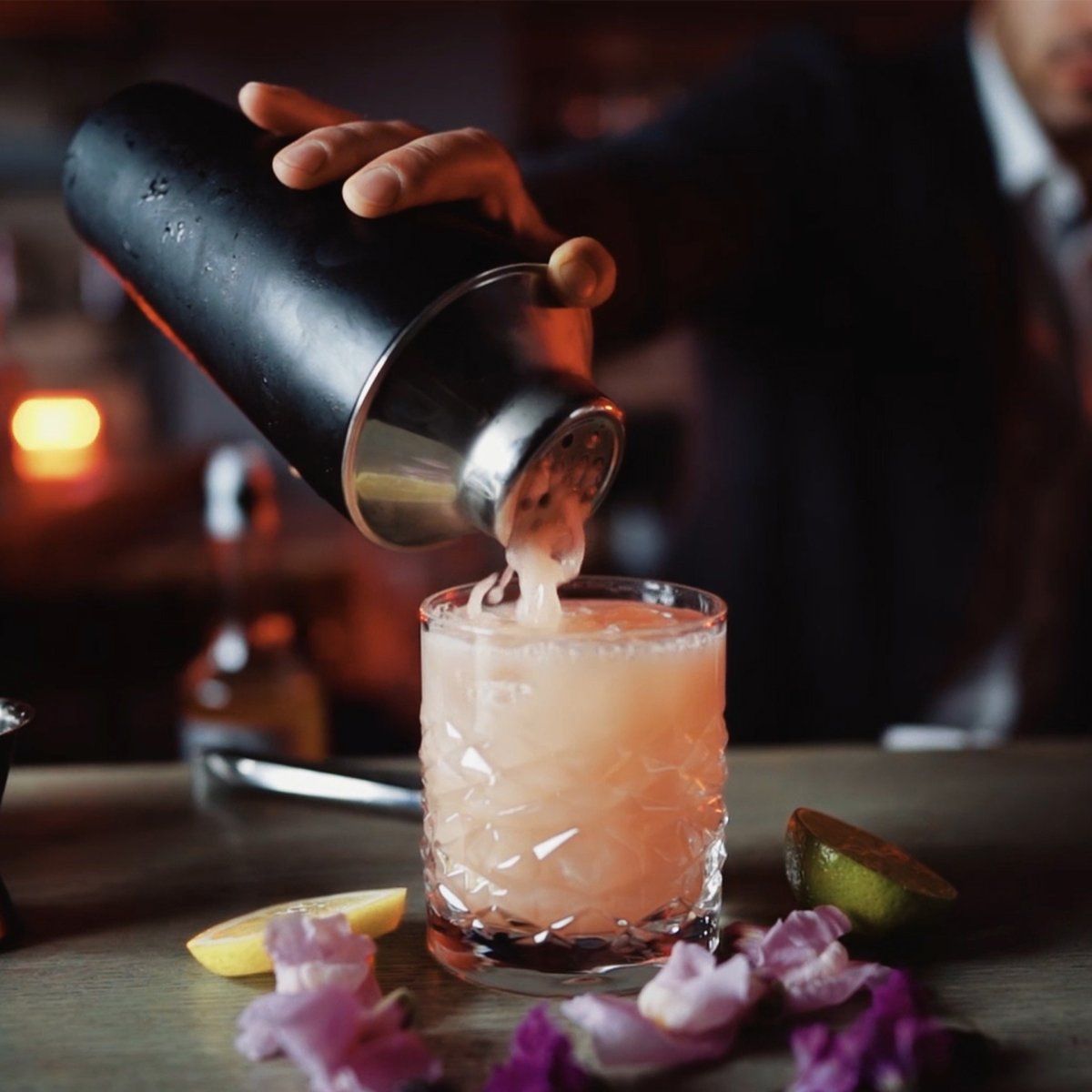 Shaker cocktails 750 ml et doseur d