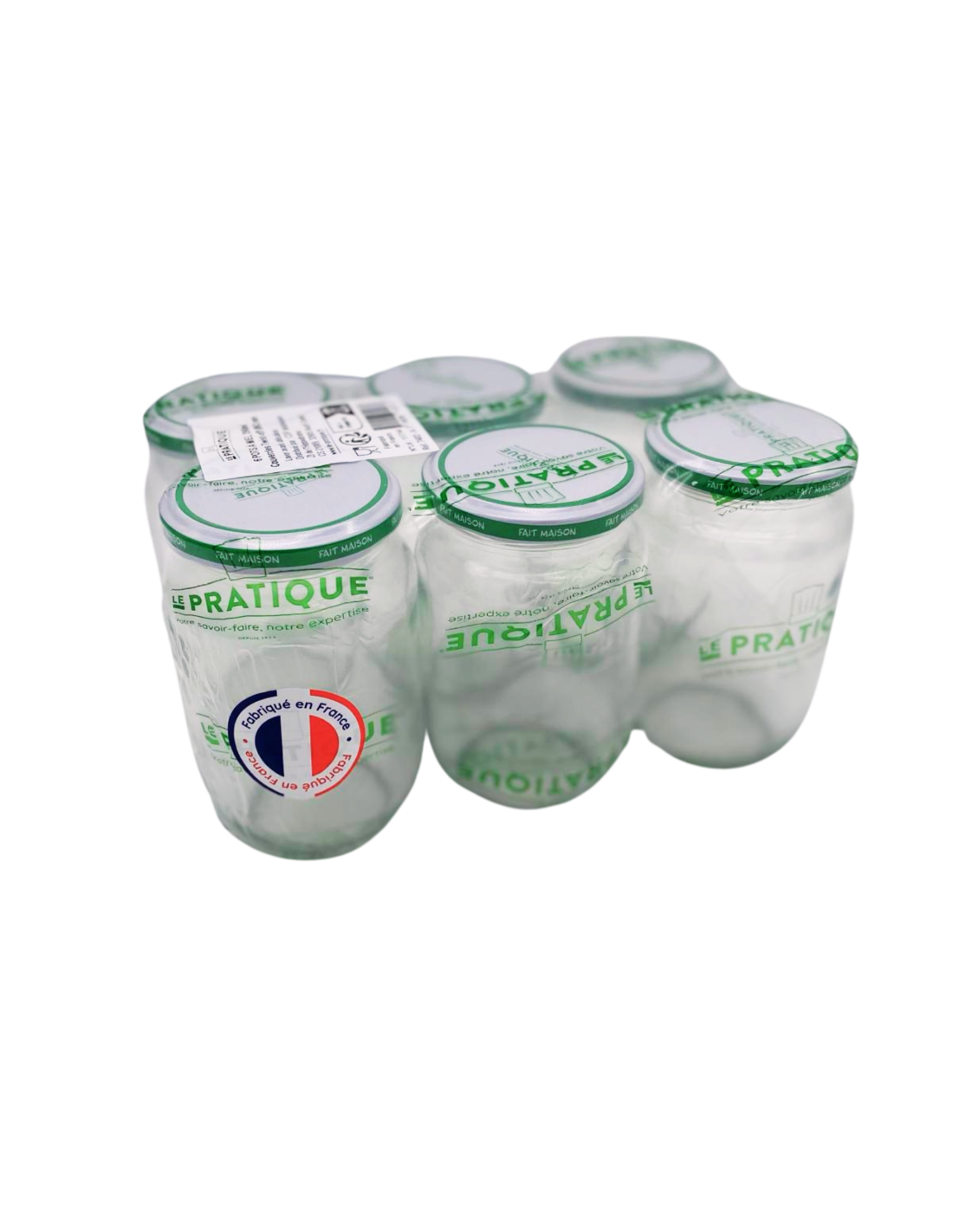 6 Pots à Miel Ou Mutli-usages - 390 Ml -  ø 63 Mm Le Pratique - Mathon - 1