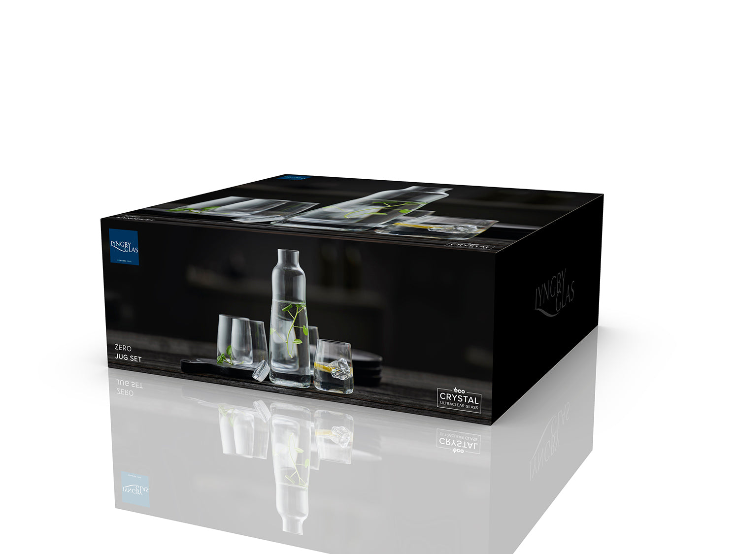 Ensemble décanteur Zero en Transparent Lyngby Glas - Mathon - 4