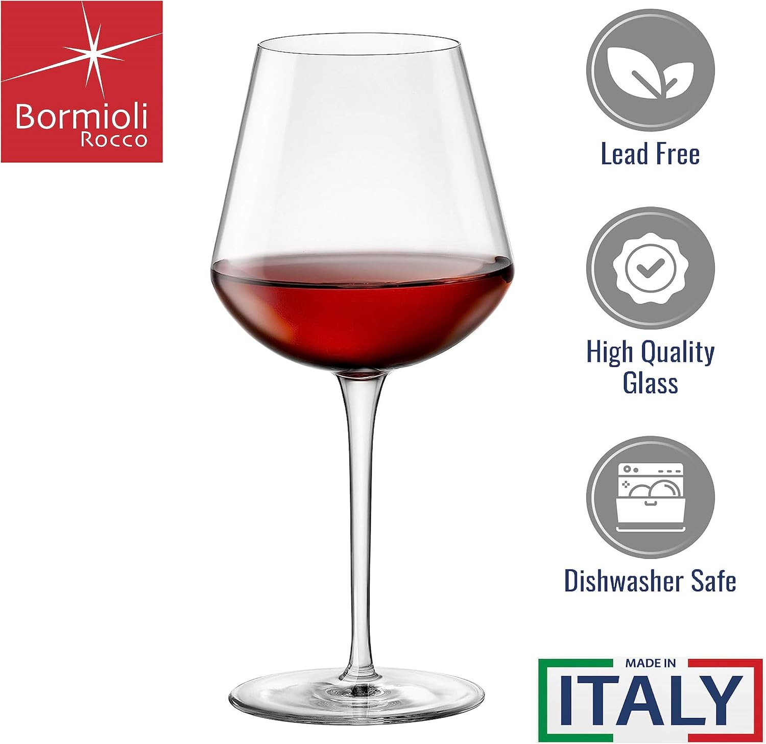 Lot de 6 verres à vin rouge, INALTO, 55 cl Bormioli Rocco - Mathon - 4