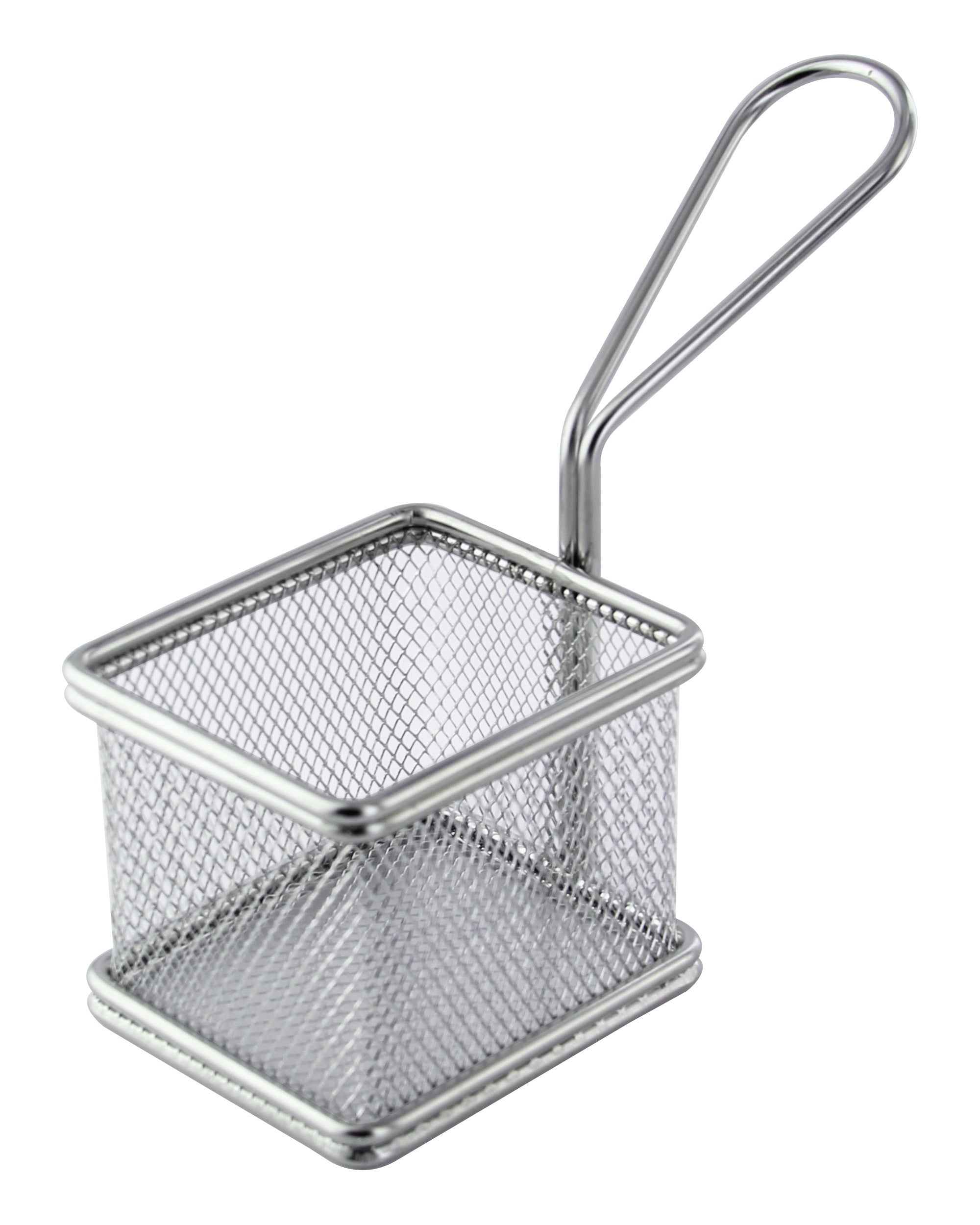 6Pcs - Mini panier friteuse métal rectangulaire  85x70x65mm FirstPack - Mathon - 2