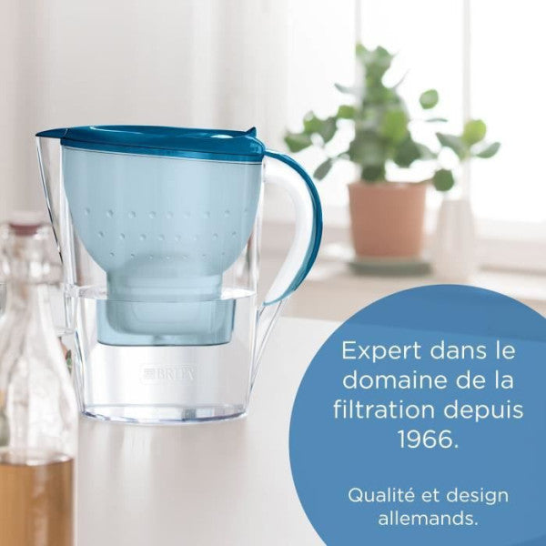 Carafe Filtrante Brita - Marella Bleue - Capacité 2,4l Dont 1,4l D