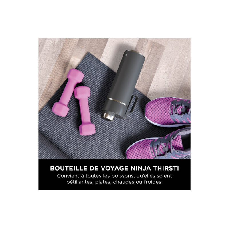 Cuisine Art De La Table Ninja Gourde Isotherme Ninja Thirsti Grise 700ml Ninja - Mathon - 5