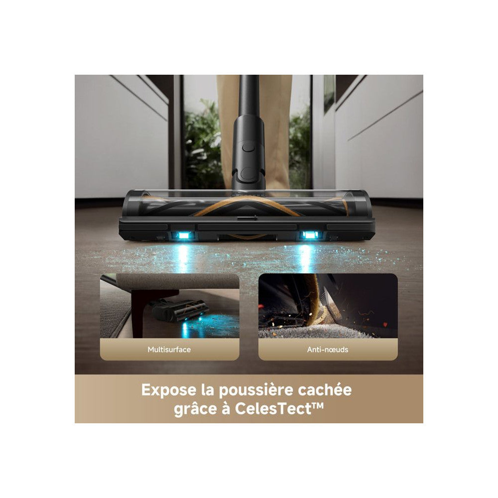 Aspirateur Balai Sans Fil -   Z10 - 210aw - Filtration 99,99% Hepa H14 - Détection Poussiere - Réglage Auto De L