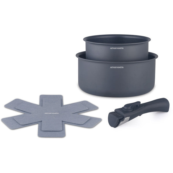 Set De 2 Casseroles - Tous Feux Dont Induction - Arthur Martin - Am298 Arthur Martin - Mathon - 1