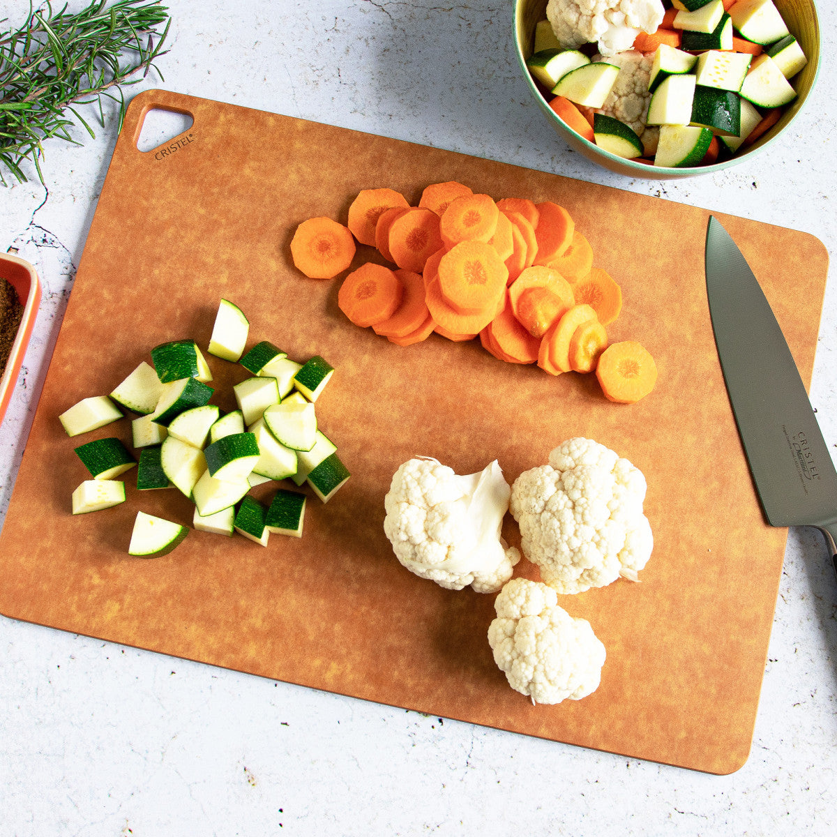 Planche à découper en cellulose compressée Cristel - Mathon - 4