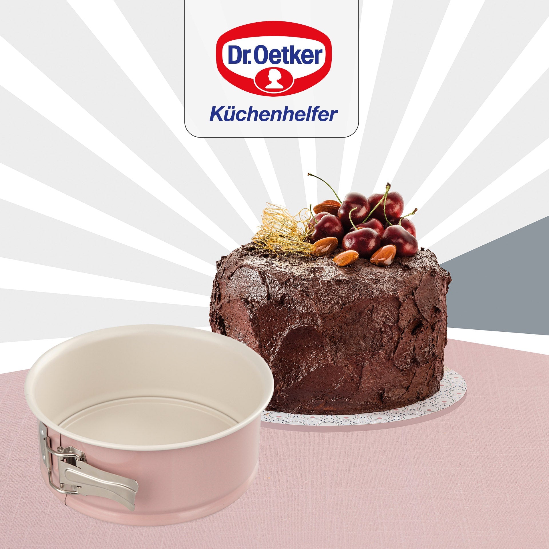 Ensemble de 2 moules à manqué à charnière 18 et 20 cm Dr. Oetker Rétro Dr. Oetker - Mathon - 7