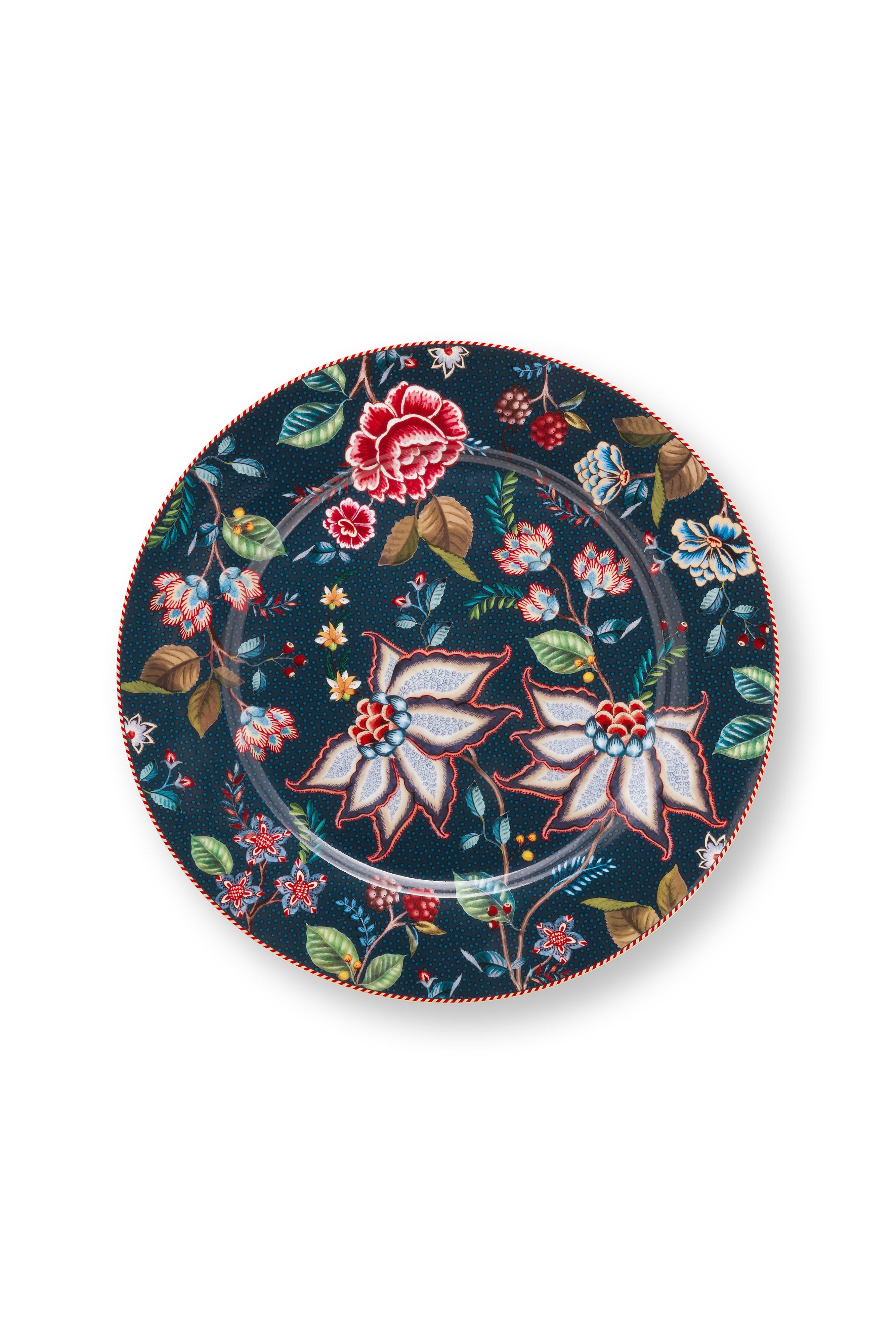 Lot de 2 Plateaux Berry Blues Bleu - 32cm Pip Studio - Mathon