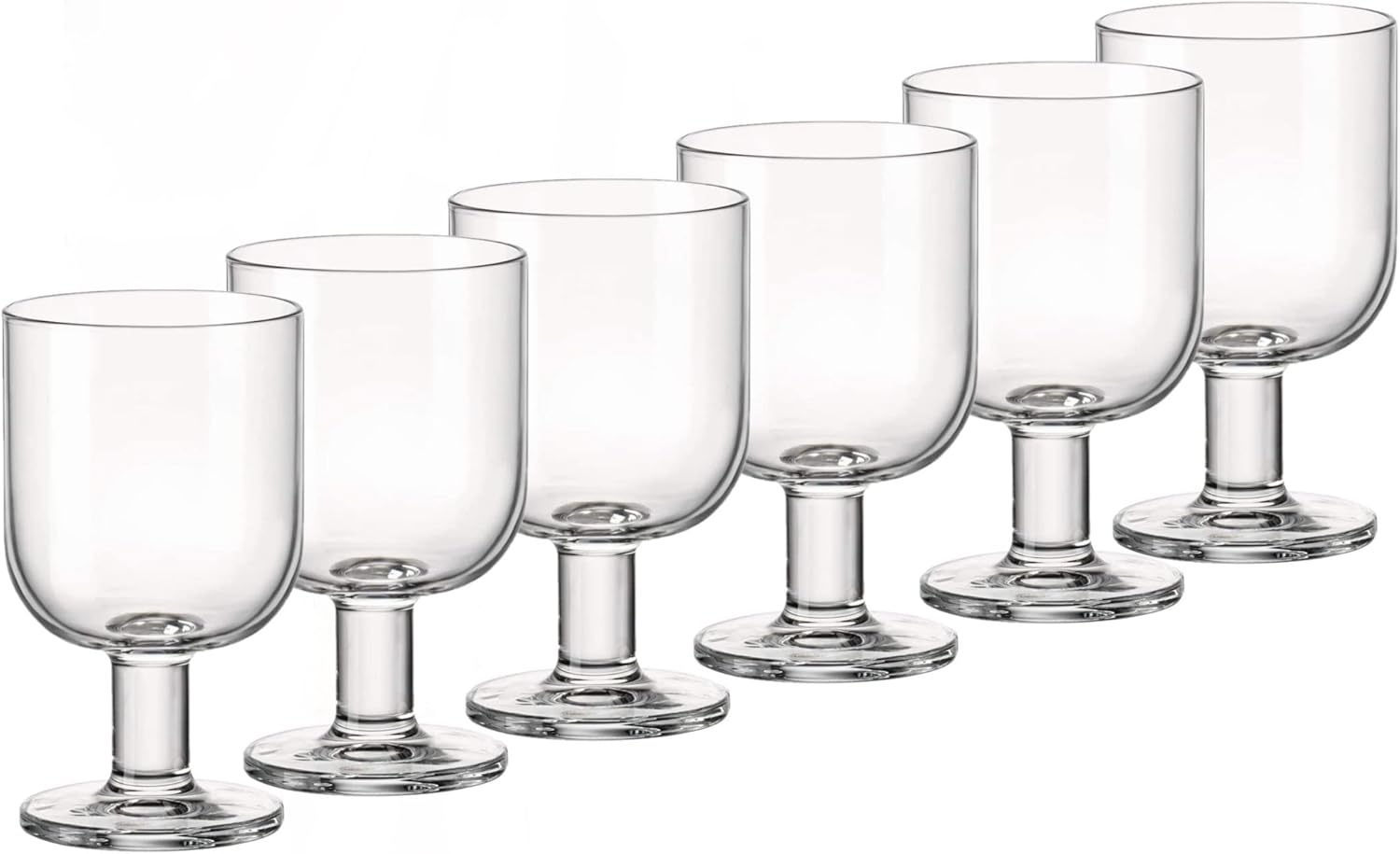 Lot de 6 verres à vin rouge, HOSTERIA, 28 cl Bormioli Rocco - Mathon - 1