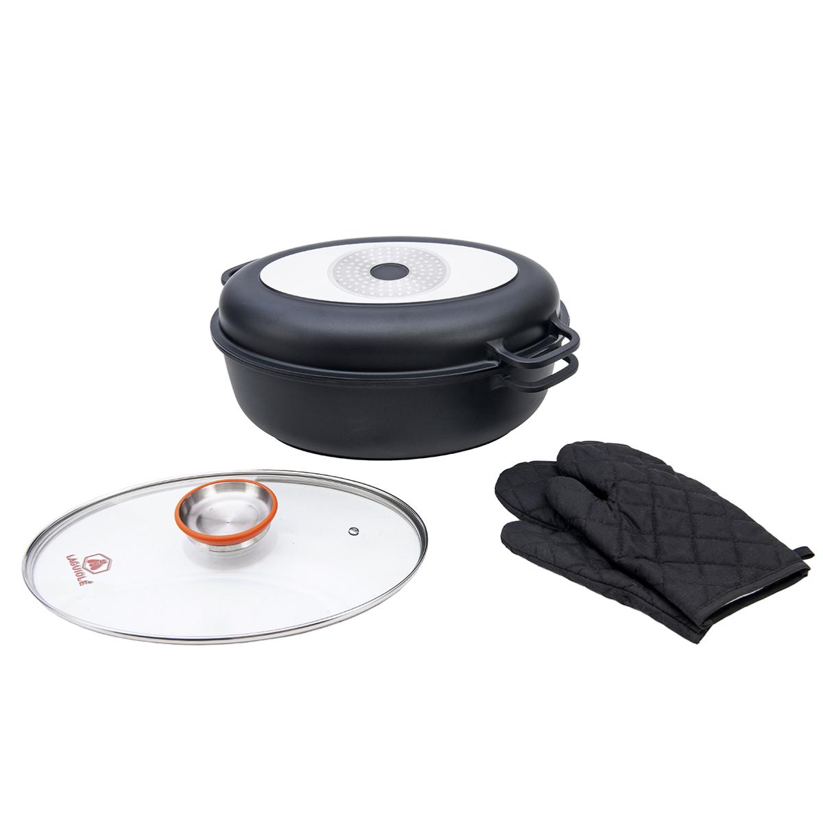 Braisière noir 38cm - "Alizée" Laguiole Cuisson - Mathon - 2