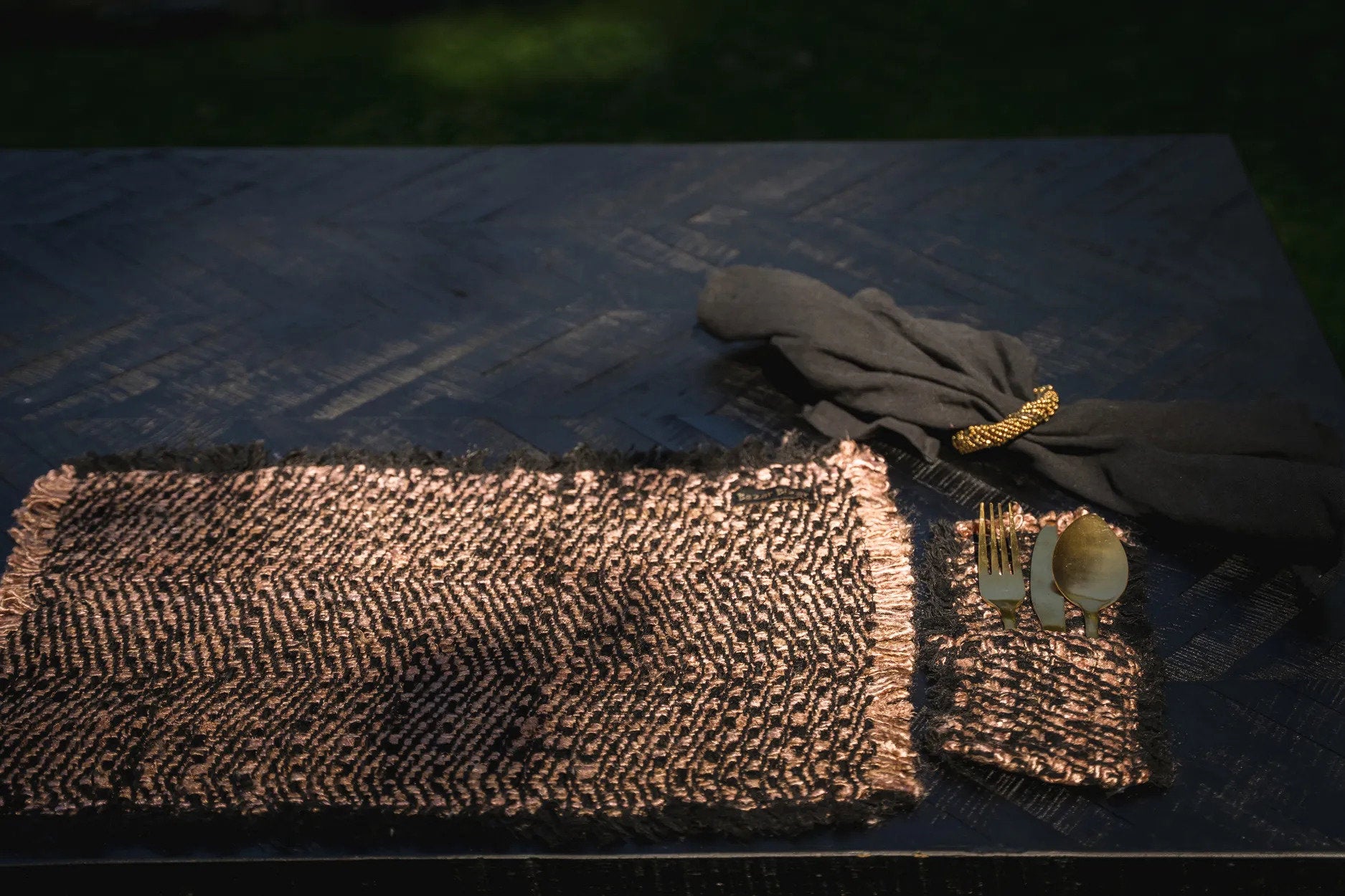 Le Porte-Couverts Oh My Gee - Noir Cuivre - Lot De 4 Bazar Bizar - Mathon - 8