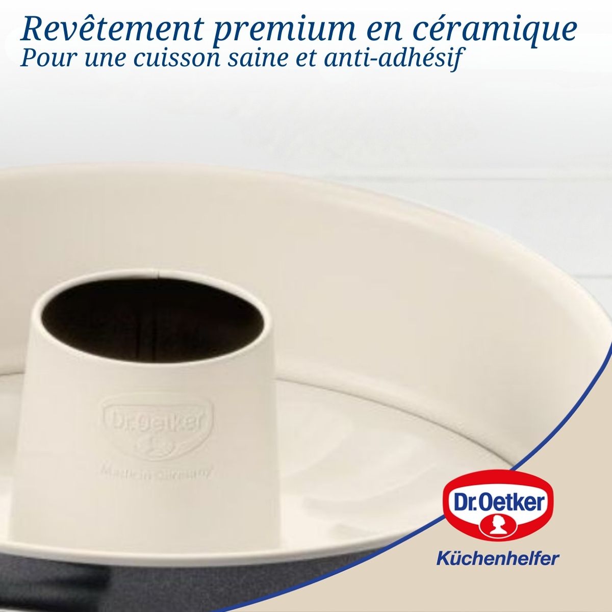 Ensemble de 2 Moules à manqué et à savarin double fond 28 cm  Back Trend Dr. Oetker - Mathon - 6