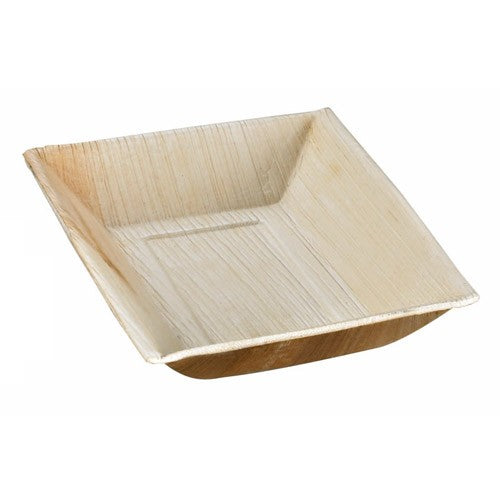 25Pcs - Assiette rectangulaire angles droits en palmier  177x127x30mm FirstPack - Mathon - 1