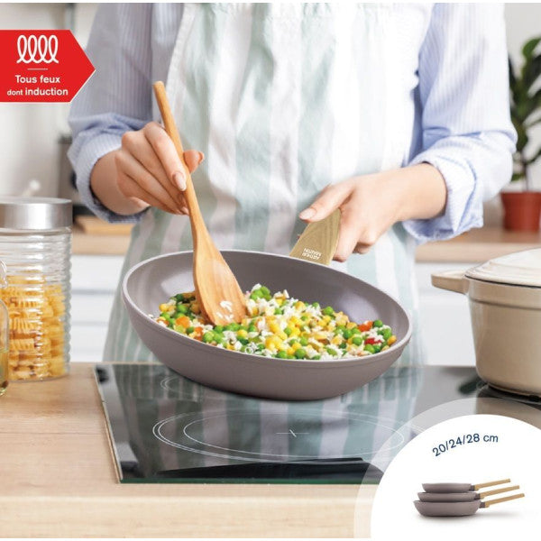 Set De 3 Poeles - Tous Feux Dont Induction - Arthur Martin - Am1052 - Arthur Martin - Mathon - 2