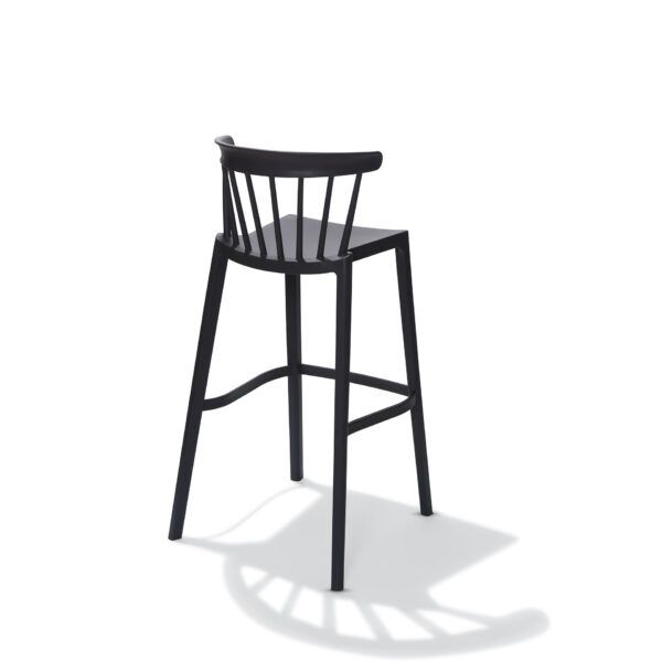 Tabouret de Bar Windson en Polypropylène - Lot de 4 - Veba - Mathon - 5