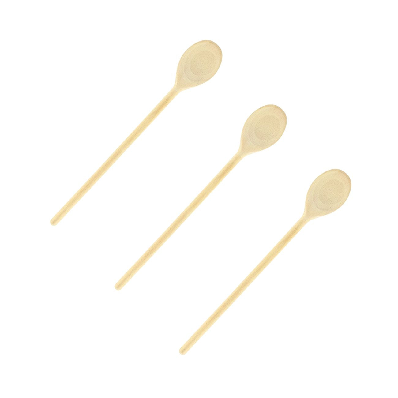 Ensemble de 3 Cuillères de cuisine en bois 30 cm  Wood Edition Fackelmann - Mathon - 1