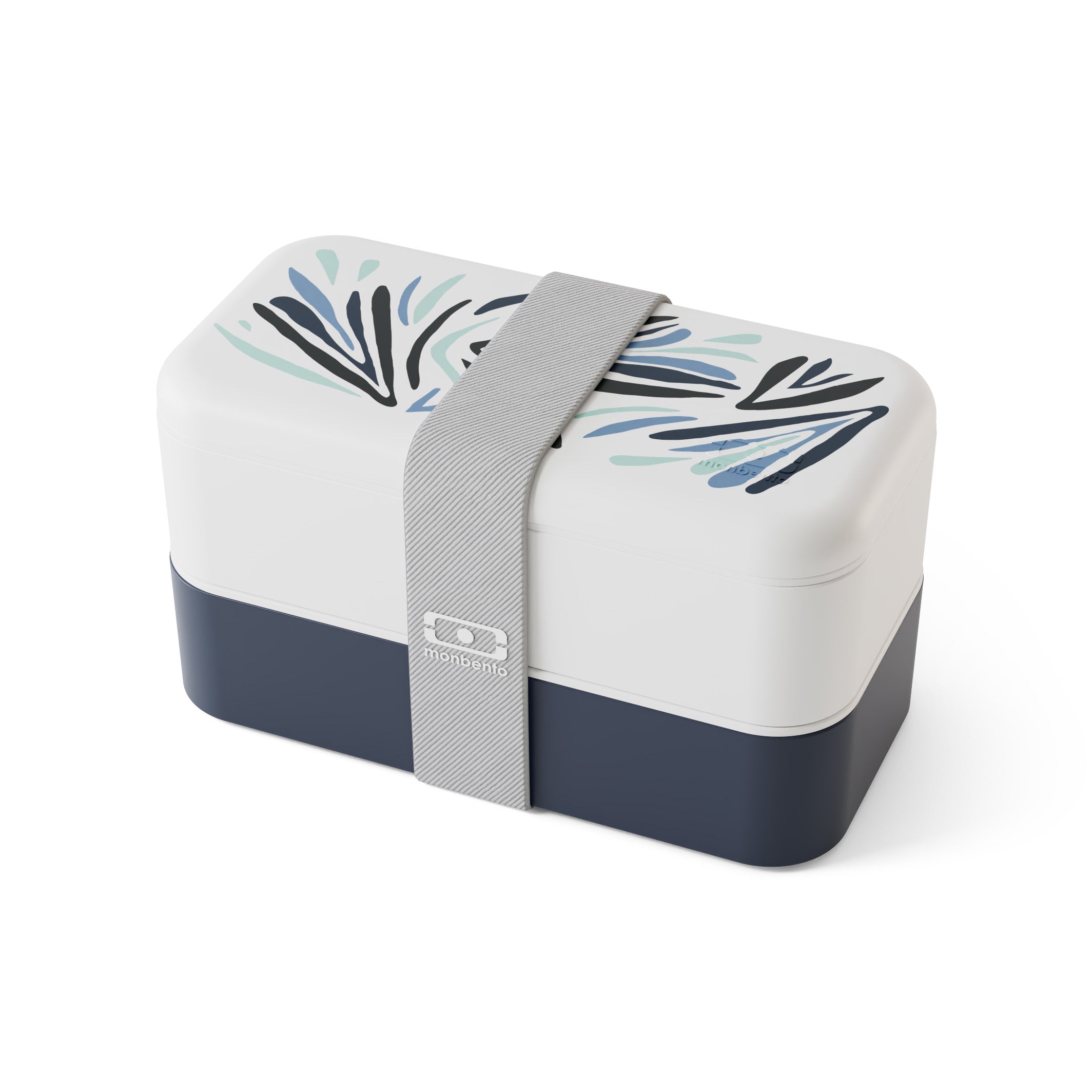 Lunch box 2 compartiments Original 1L Made in France Bleu Nordic Monbento - Mathon - 4