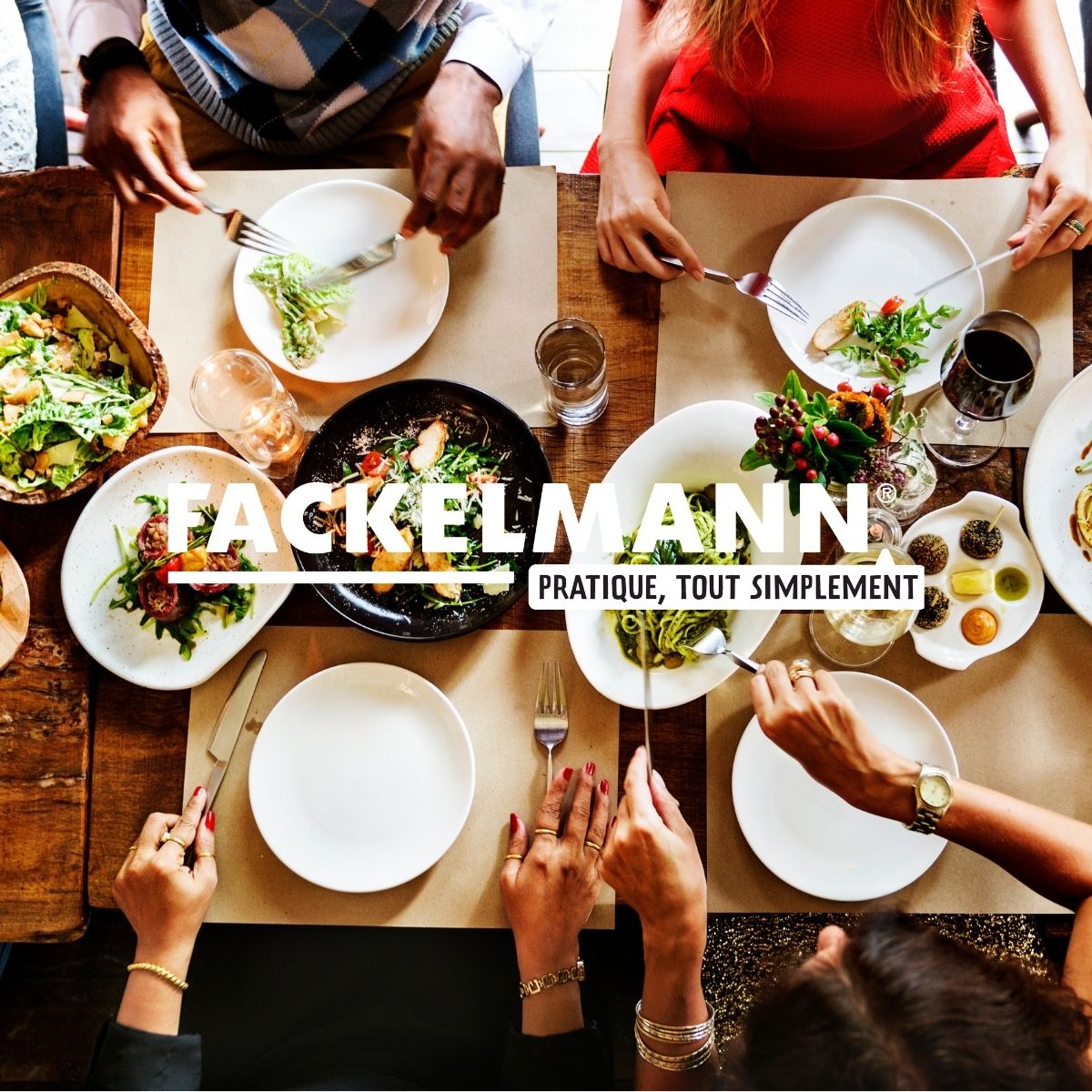 Set 2 poêles 20 et 24 cm en inox et couvercles verres  Geneva Fackelmann - Mathon - 8