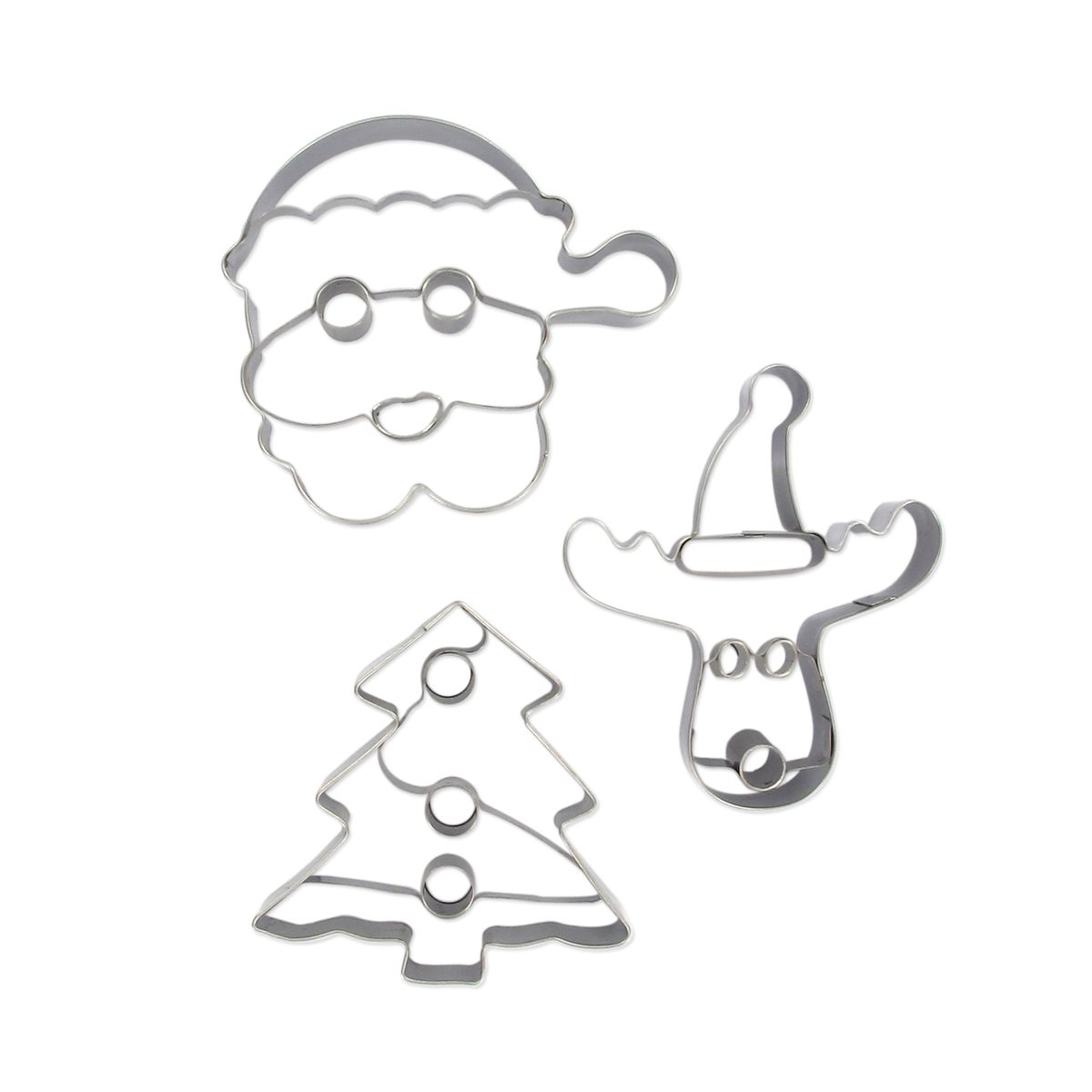 Set de 3 emporte-pièces de Noël Zenker Emporte-pièces Zenker - Mathon - 1