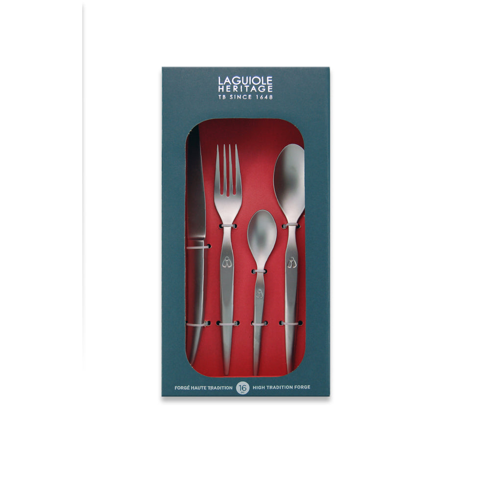 Ménagère 16 pièces sable laguiole héritage Tarrerias Bonjean - Mathon - 2