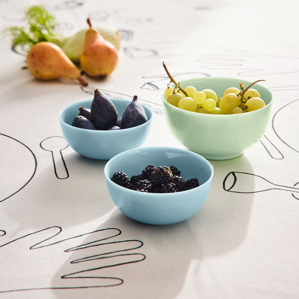 4 coupelles 12,5cm Diwali Paradise Blue Luminarc - Mathon - 4